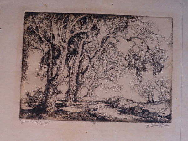 Orpha Klinker - Romance of Spring - Etching AP1629