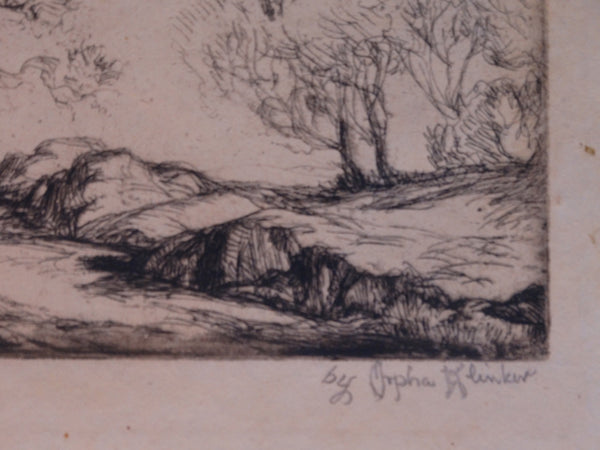 Orpha Klinker - Romance of Spring - Etching AP1629