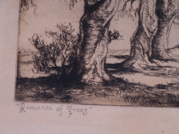 Orpha Klinker - Romance of Spring - Etching AP1629