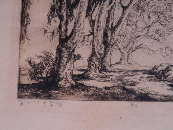 Orpha Klinker - Romance of Spring - Etching AP1629