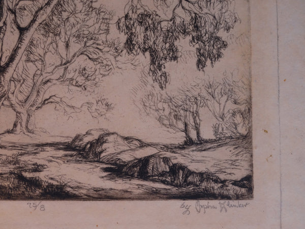 Orpha Klinker - Romance of Spring - Etching AP1629
