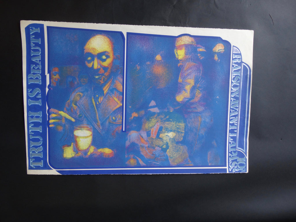 Truth Is Beauty, Raison Avant La Passion Silkscreen Poster Early 70s AP1655