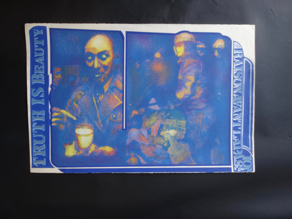 Truth Is Beauty, Raison Avant La Passion Silkscreen Poster Early 70s AP1655