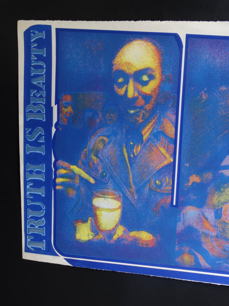 Truth Is Beauty, Raison Avant La Passion Silkscreen Poster Early 70s AP1655