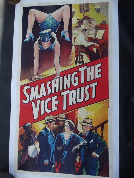Smashing The Vice Trust - Poverty Row Movie Poster 1937 AP1661