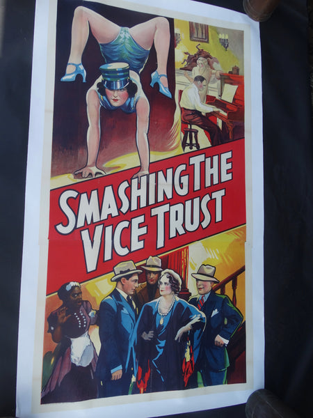 Smashing The Vice Trust - Poverty Row Movie Poster 1937 AP1661