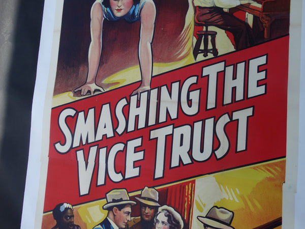 Smashing The Vice Trust - Poverty Row Movie Poster 1937 AP1661