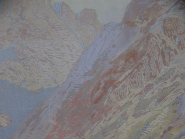 Fred Grayson Sayre - Native American Riders 1930s Serigraph AP1674