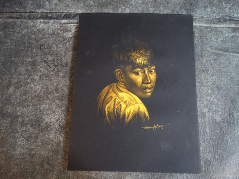 Esperanza Perez Martinez (1934-1998)  - Portrait of a Young Boy 1962 AP1694