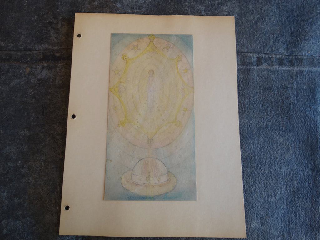 Norman H Kamps - Illustration Art - A Madonna - Colored Pencil AP1719