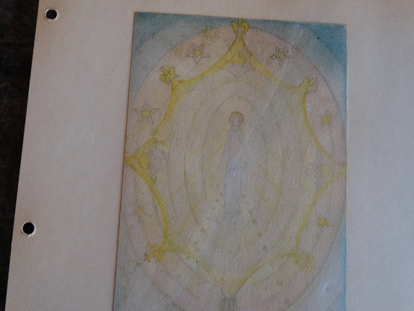 Norman H Kamps - Illustration Art - A Madonna - Colored Pencil AP1719