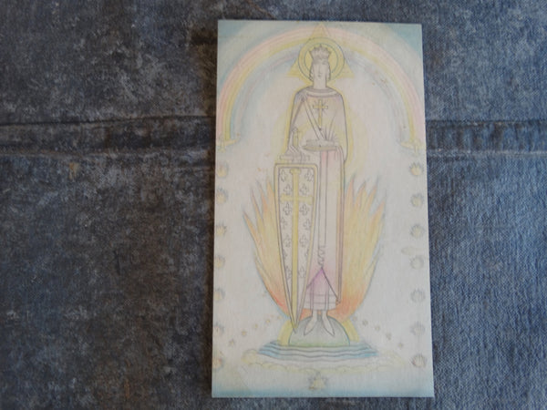 Norman H Kamps - Illustration Art - A King - Colored Pencil AP1720