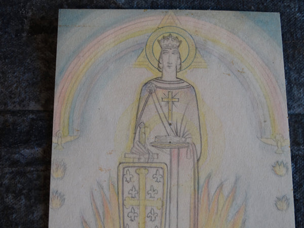 Norman H Kamps - Illustration Art - A King - Colored Pencil AP1720