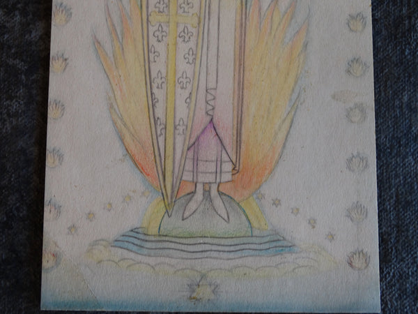 Norman H Kamps - Illustration Art - A King - Colored Pencil AP1720