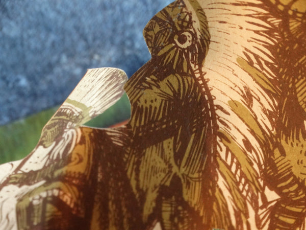 An American Indian Camp: The Day of the Bison Hunt. 1962 Pop-Up Book. Illustrated by Vojtěch Kubašta   AP1733