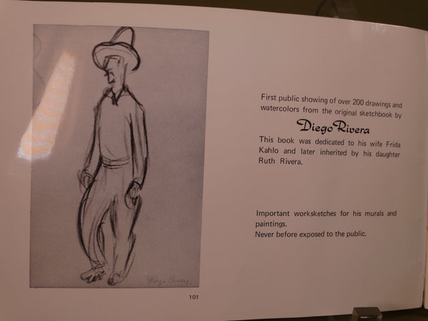 Diego Rivera - Page from His Sketchbook: Village Scene - Signed - AP1742