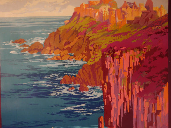 Julien Lacaze (1886-1971) Poster - La Côte Bretonne 1914 -AP1760