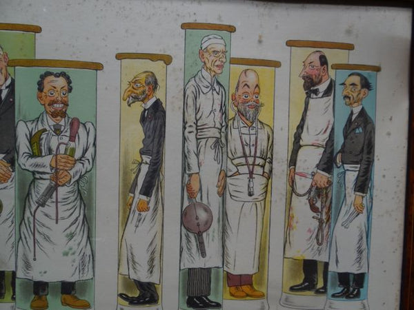 Adrien Barrere 1877-1931 French Medical School Faculty (The Surgeons) Litho
