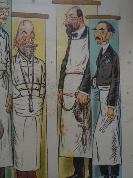 Adrien Barrere 1877-1931 French Medical School Faculty (The Surgeons) Litho