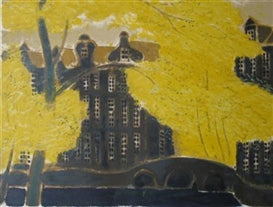 Andre Brasilier Numbered Lithograph “Amsterdam” 1970 AP221