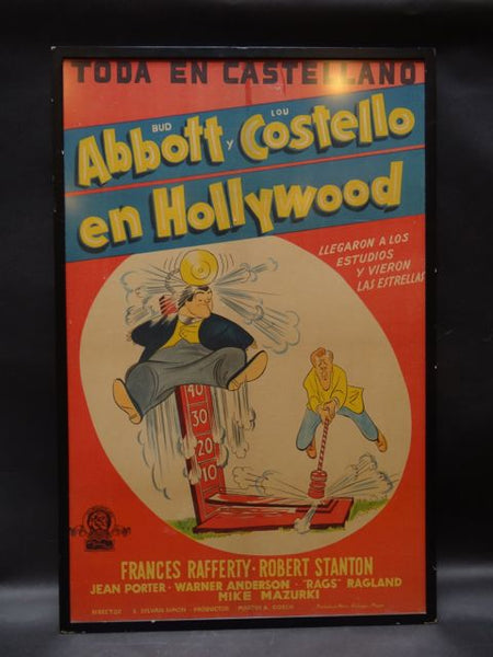 Abbott & Costello in Hollywood – Mexican Movie Poster AP233