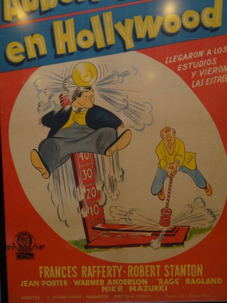 Abbott & Costello in Hollywood – Mexican Movie Poster AP233