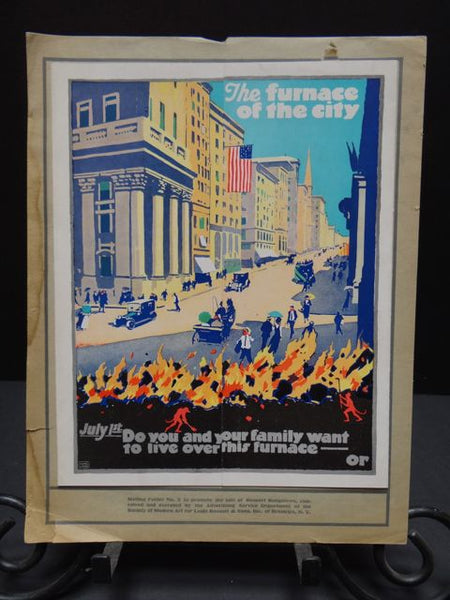 The Furnace of the City Lithographic Plate