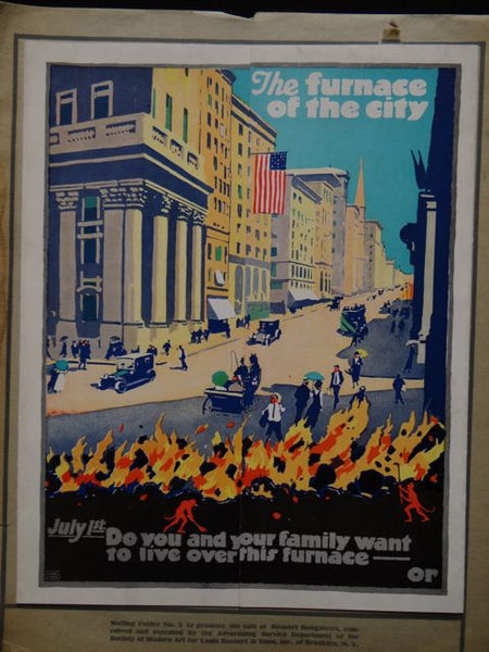 The Furnace of the City Lithographic Plate