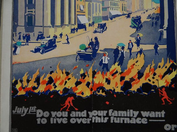 The Furnace of the City Lithographic Plate