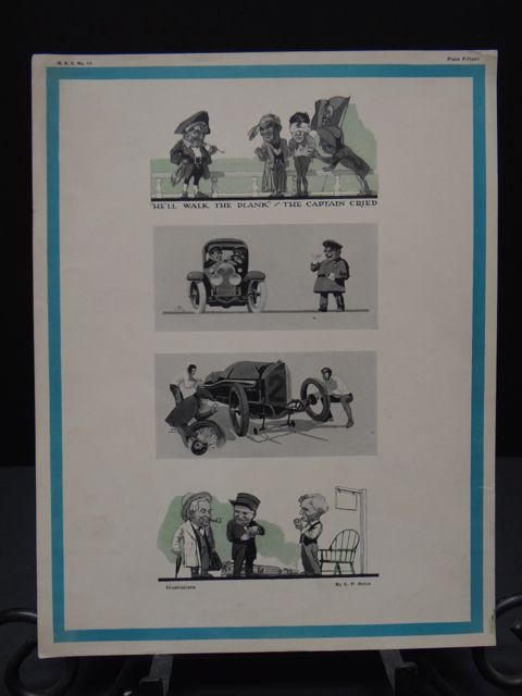 “He’ll Walk the Plank The Captain Cried”… Litho Plates