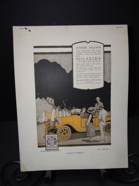 “Summer Delights” Polarine Lithographic Plate by Clarence J McCarthy