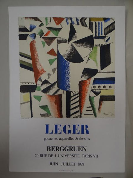Fernand Leger Berggruen Gallery Poster 1979 AP404