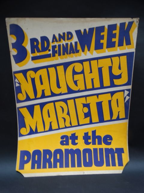 Naughty Marietta Extended Engagement Poster 1935