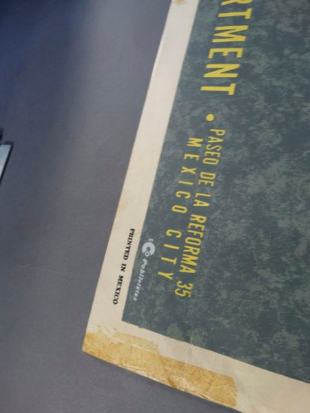 Vintage Mexican Travel Poster: Mexico, Land of Tradition & Beauty