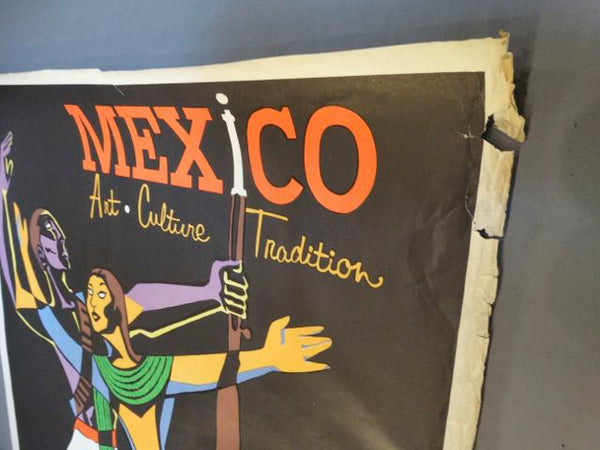 Vintage Mexican Travel Poster: Art Culture Tradition
