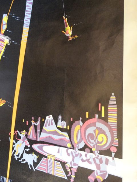 Vintage Mexican Travel Poster: Fascinating, Spectacular!