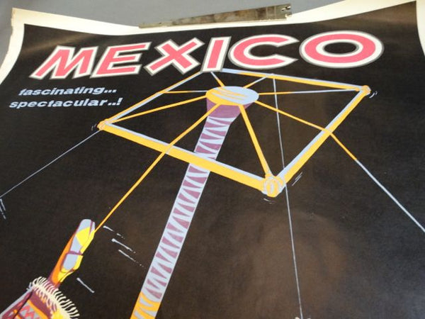 Vintage Mexican Travel Poster: Fascinating, Spectacular!