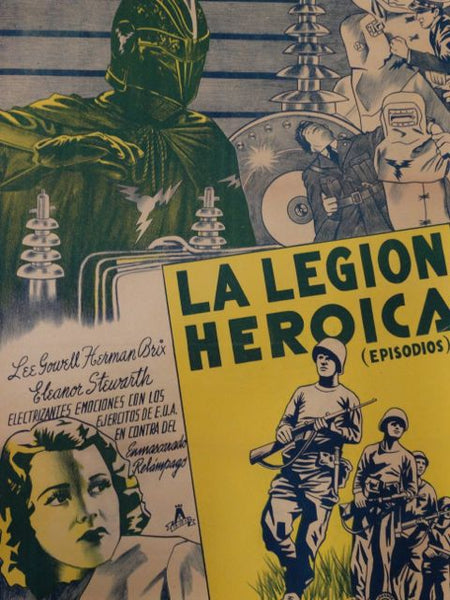 La Legion Heroica Mexican Movie Poster 1938-9