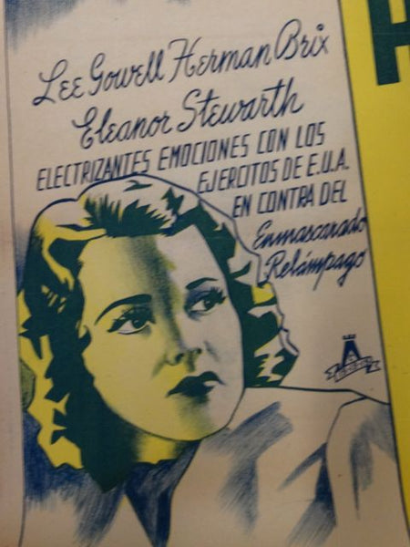 La Legion Heroica Mexican Movie Poster 1938-9