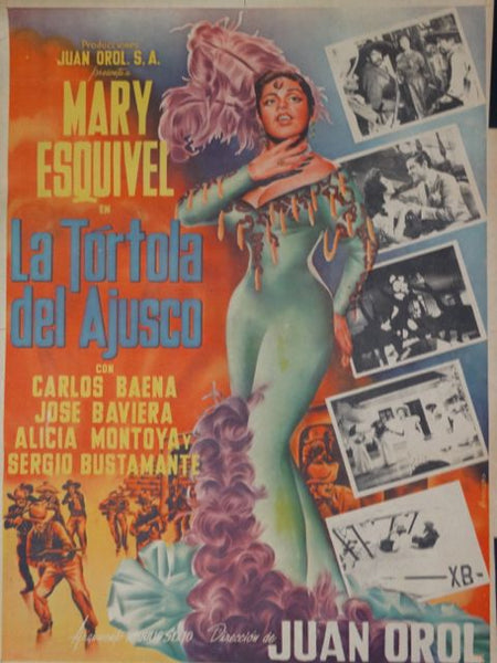 La Tortola Del Ajusco Mexican Movie Poster 1963