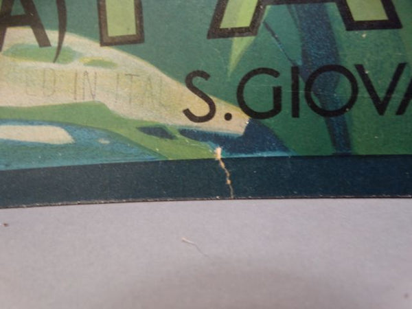 Vintage Travel Poster Palermo Sicilia c 1920