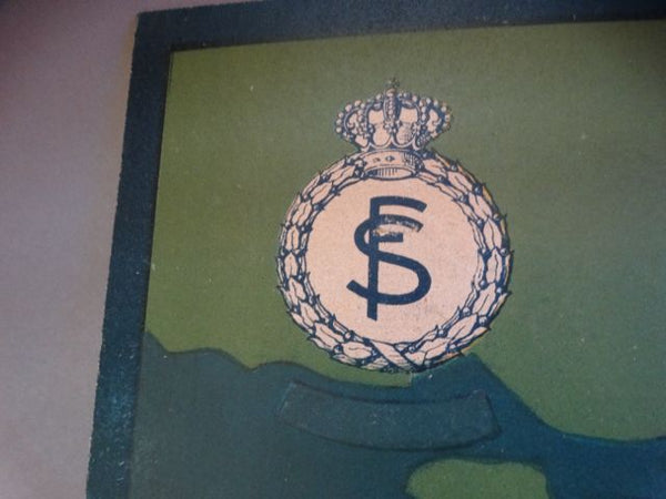 Vintage Travel Poster Palermo Sicilia c 1920