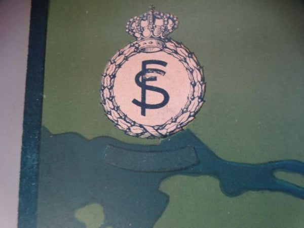 Vintage Travel Poster Palermo Sicilia c 1920