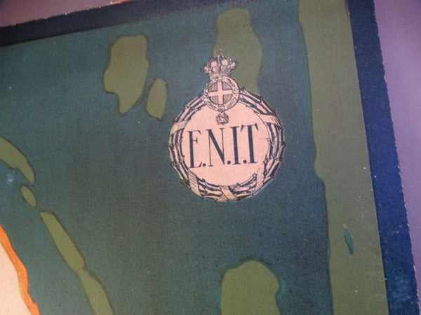 Vintage Travel Poster Palermo Sicilia c 1920