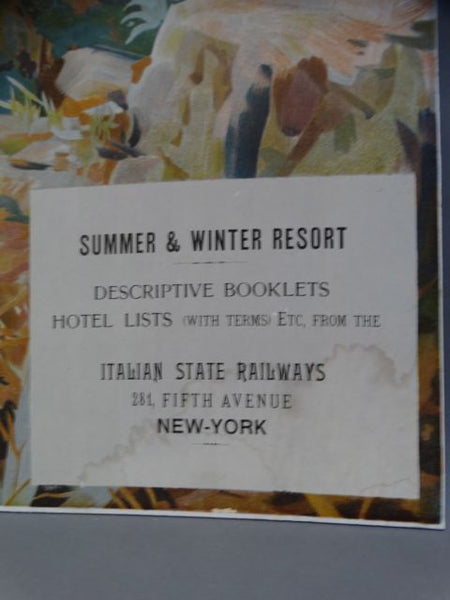 Elio Ximenes Vintage Travel Poster Lago Di Garda