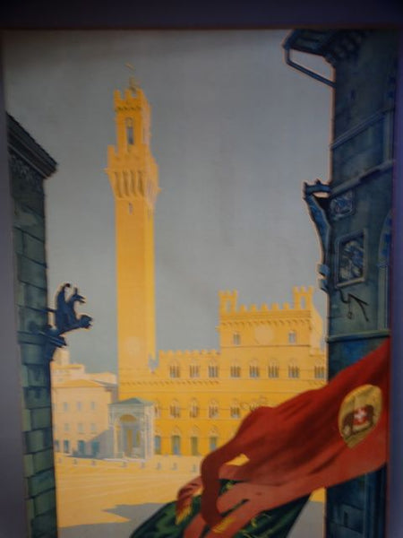 Vintage Travel Poster Tuscany Siena 1920s-30s