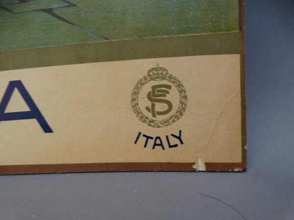 Vintage Travel Poster Tuscany Siena 1920s-30s