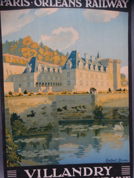 Constant-Duval Villandry Vintage Travel Poster