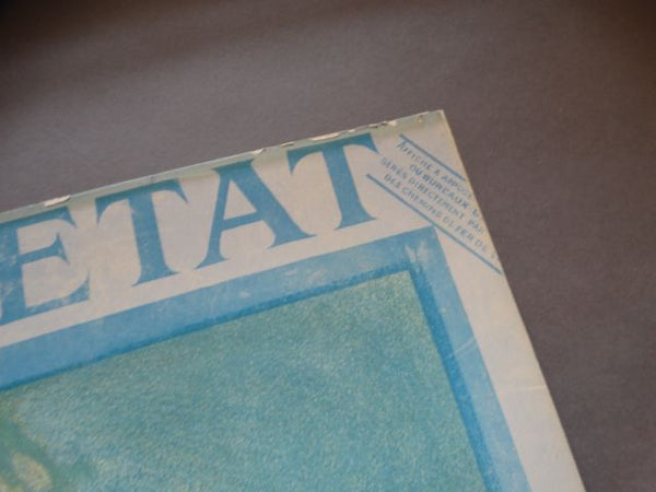 E. Couronneau Château de Tourlaville Vintage Travel Poster 1922