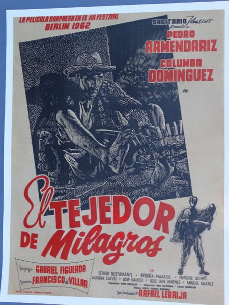 El Tejedor de Milagros Mexican Movie Poster 1962